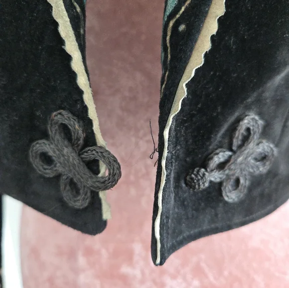 Patricia Wolf Western Rodeo Ranch Suede Jacket Size S - Picture 6 of 7